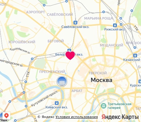 На карте
