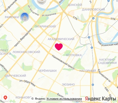 На карте