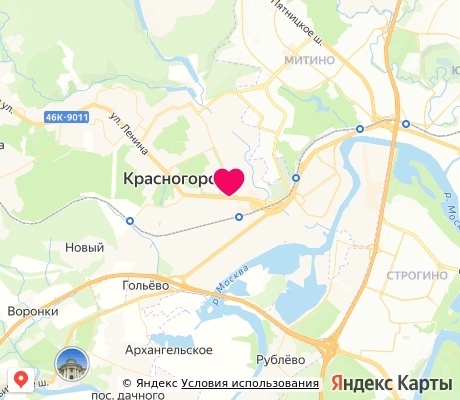 На карте