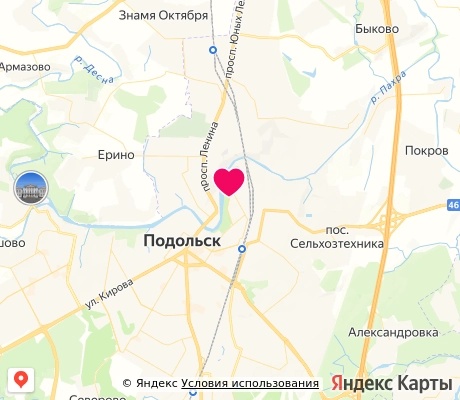 На карте