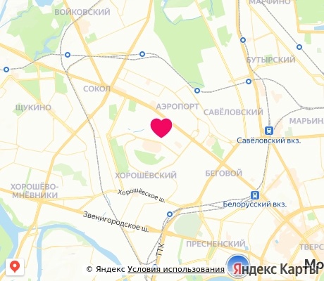 На карте