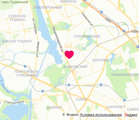 На карте