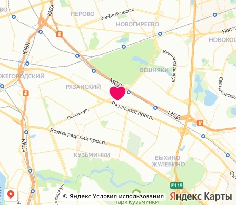 На карте