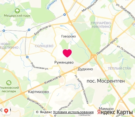 На карте