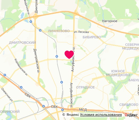 На карте