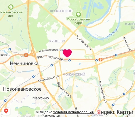 На карте
