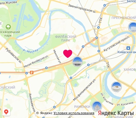 На карте