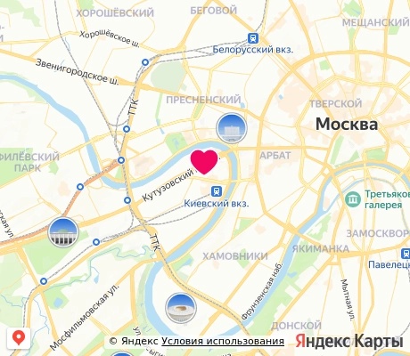 На карте