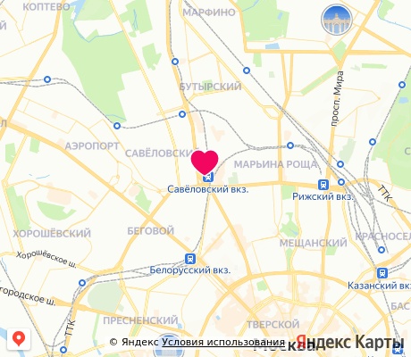 На карте