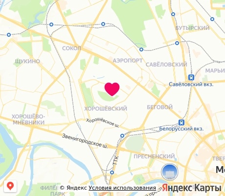 На карте