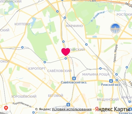 На карте
