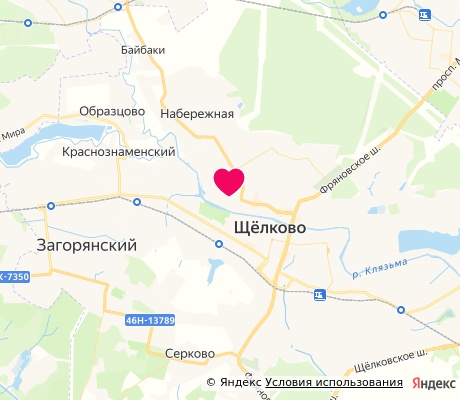 На карте