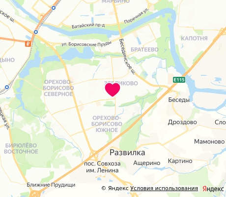 На карте