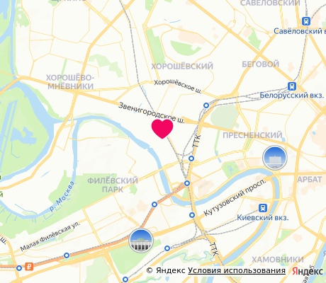 На карте
