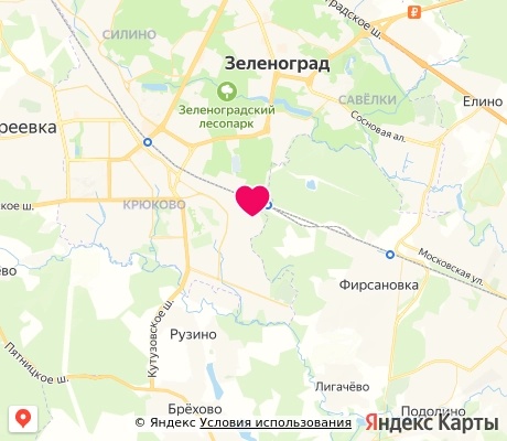 На карте