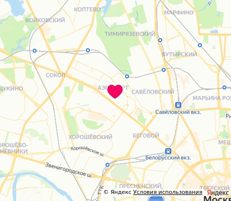 На карте