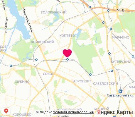 На карте