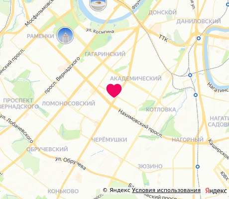На карте