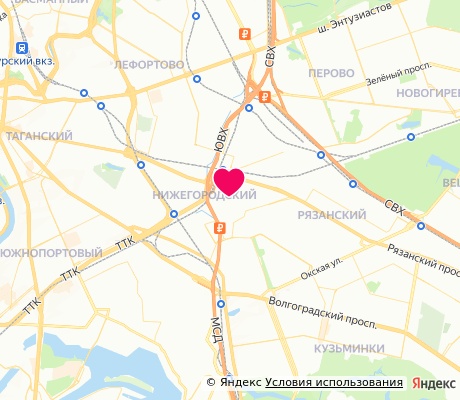 На карте