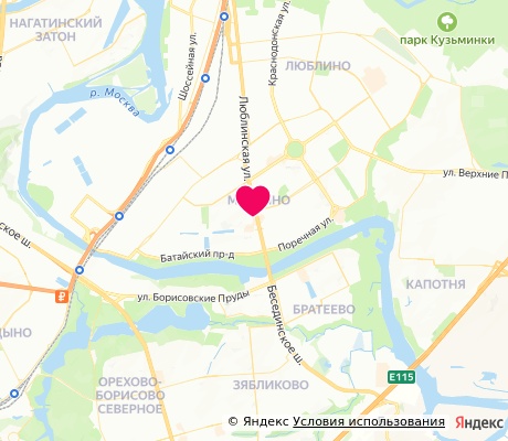 На карте