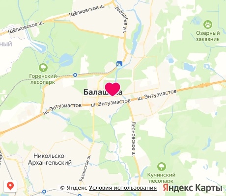 На карте