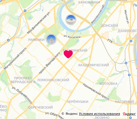 На карте