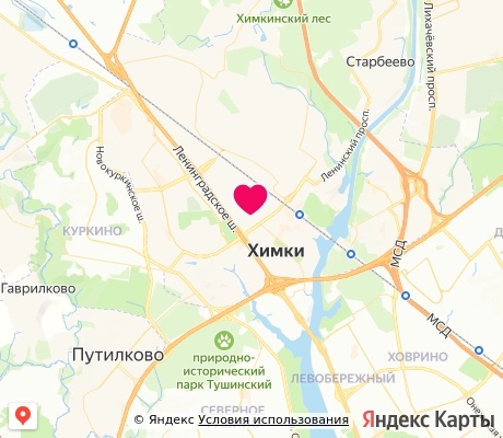 На карте