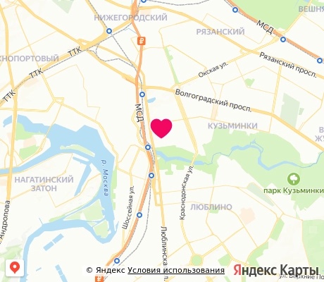 На карте