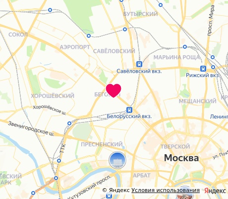 На карте