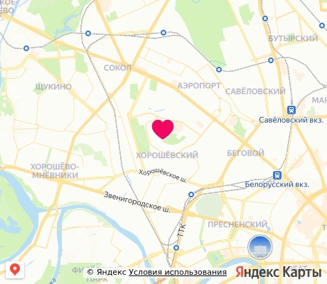 На карте