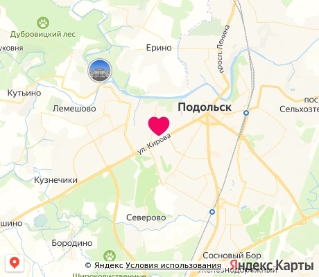 На карте