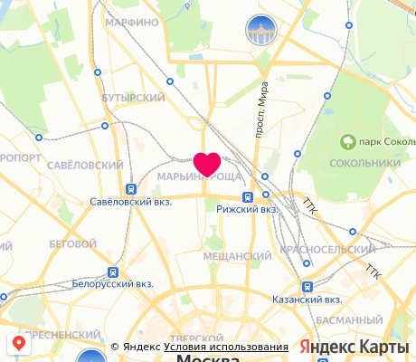 На карте
