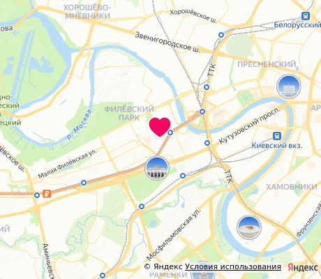 На карте