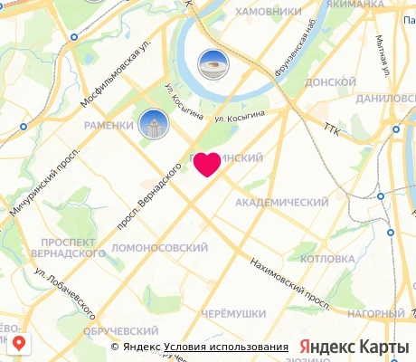 На карте