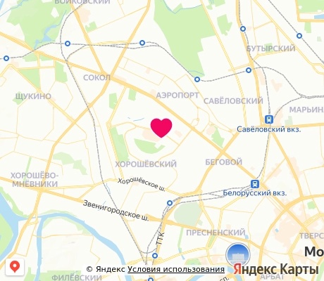 На карте