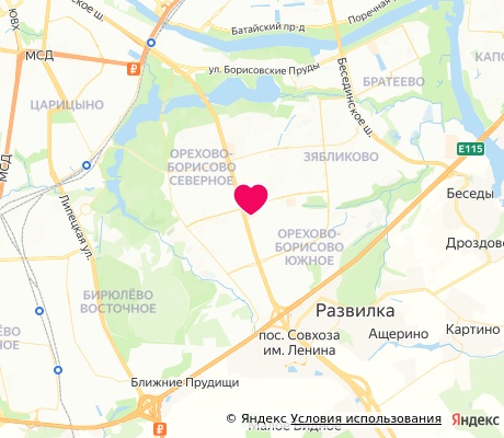 На карте