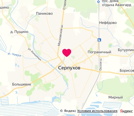 На карте