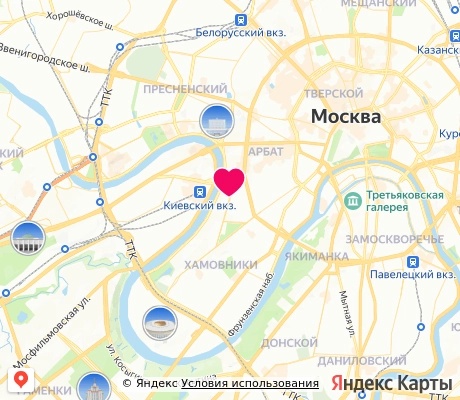На карте