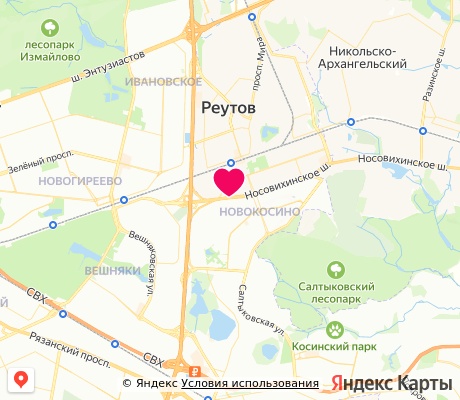 На карте