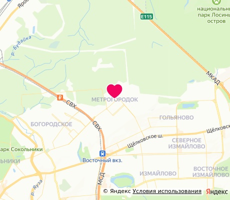 На карте