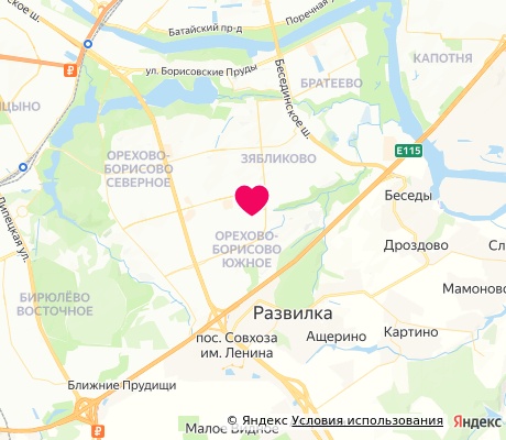 На карте