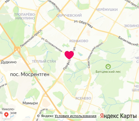 На карте