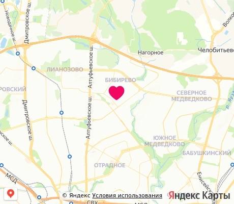 На карте