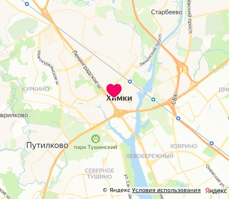 На карте