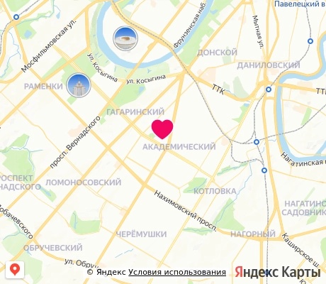 На карте