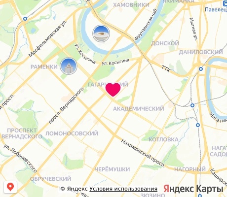 На карте