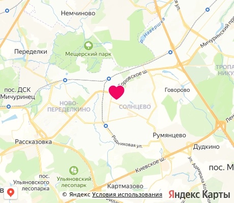 На карте