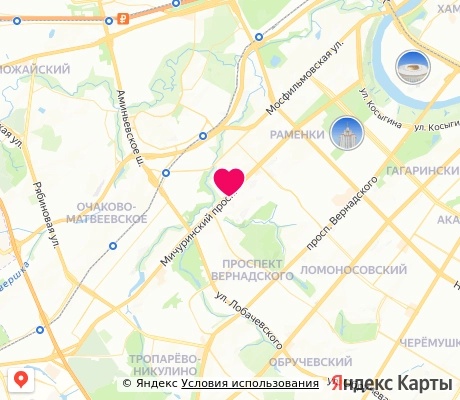 На карте