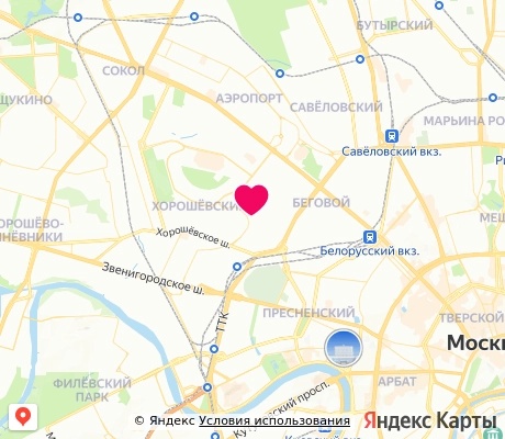 На карте