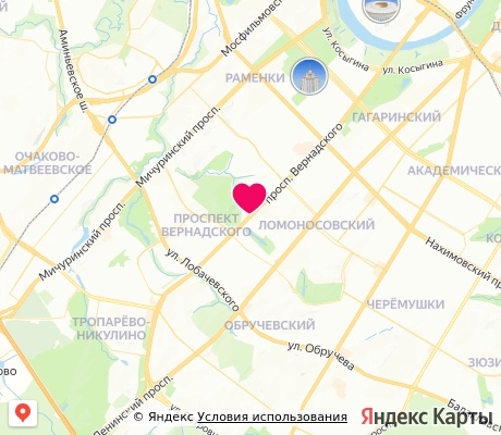 На карте